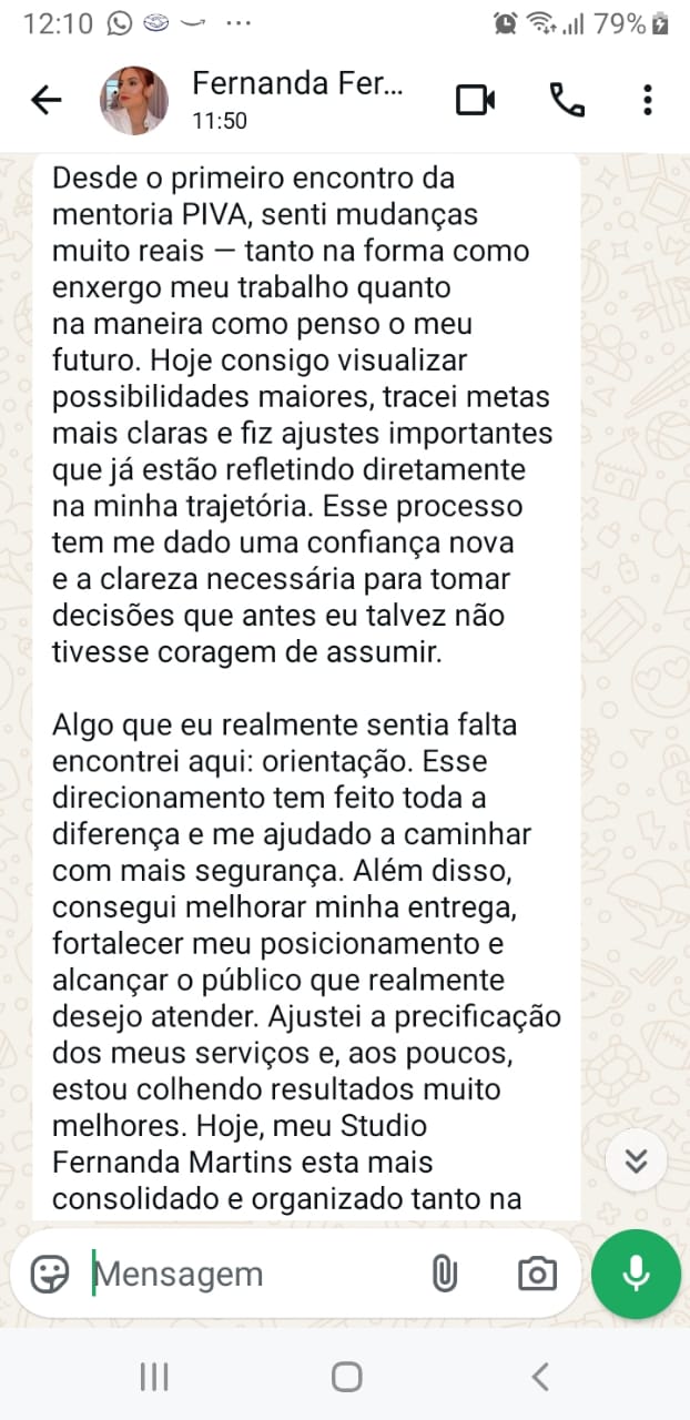 Depoimento Fernanda - PIVA 2