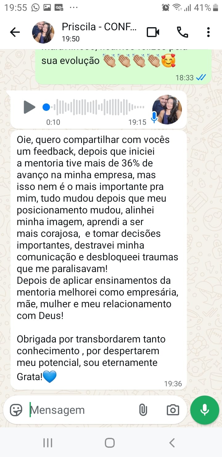 Depoimento Priscila Martins